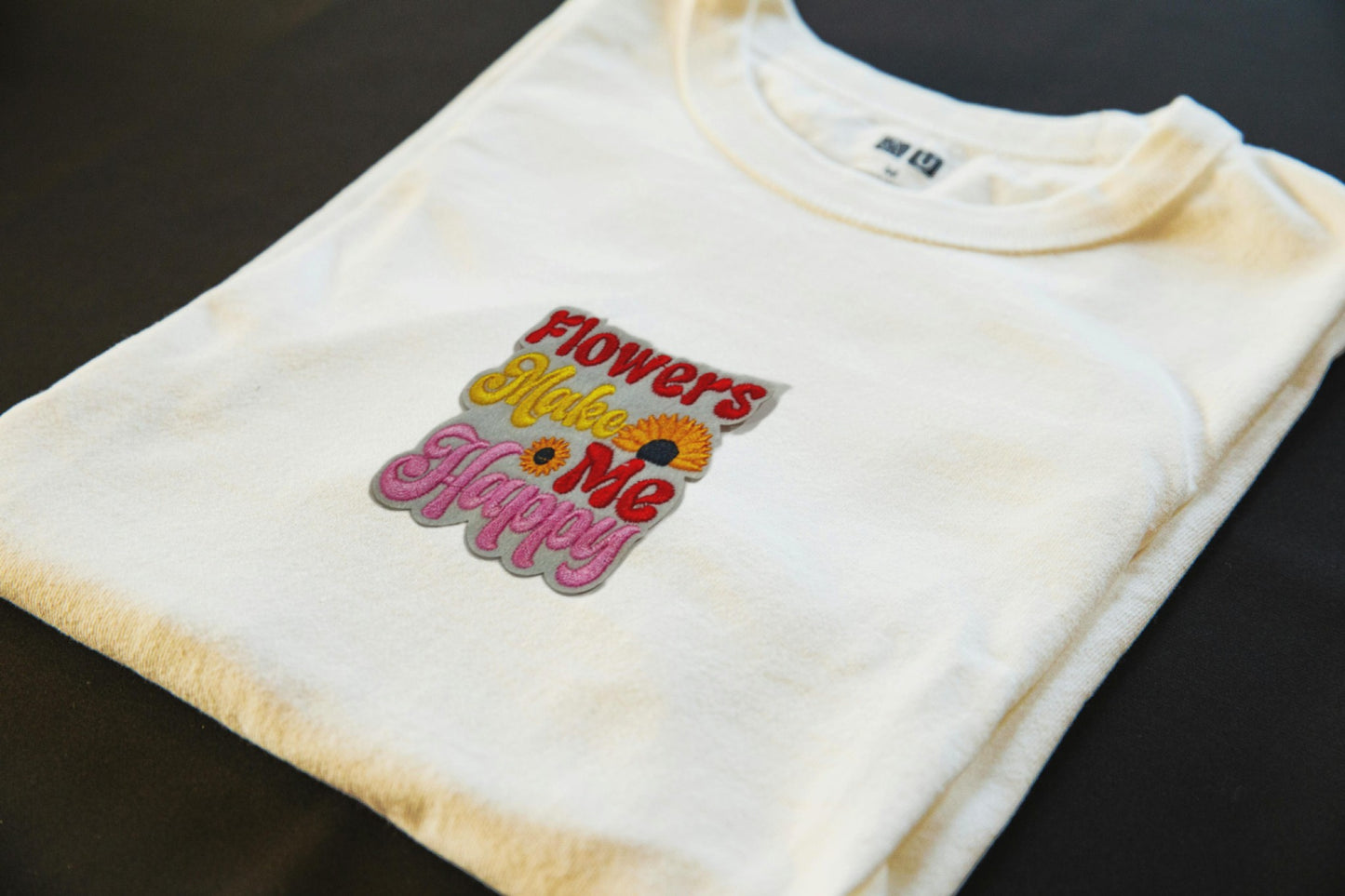Happy Blooms Iron-On Patch | Jackets & Hoodies