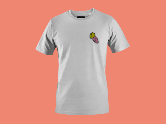 Pink Carrot Iron-On Patch | Jackets & Hoodies