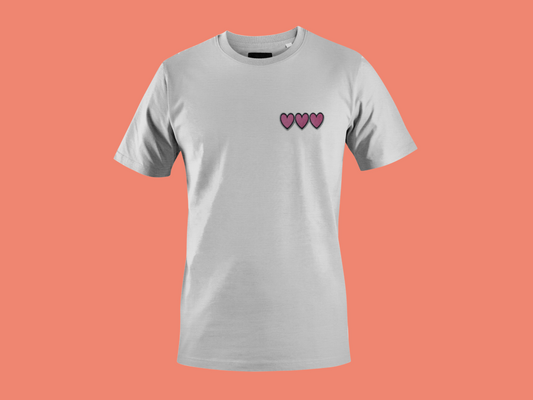 Triple Hearts Iron-On Patch | Jackets & Hoodies