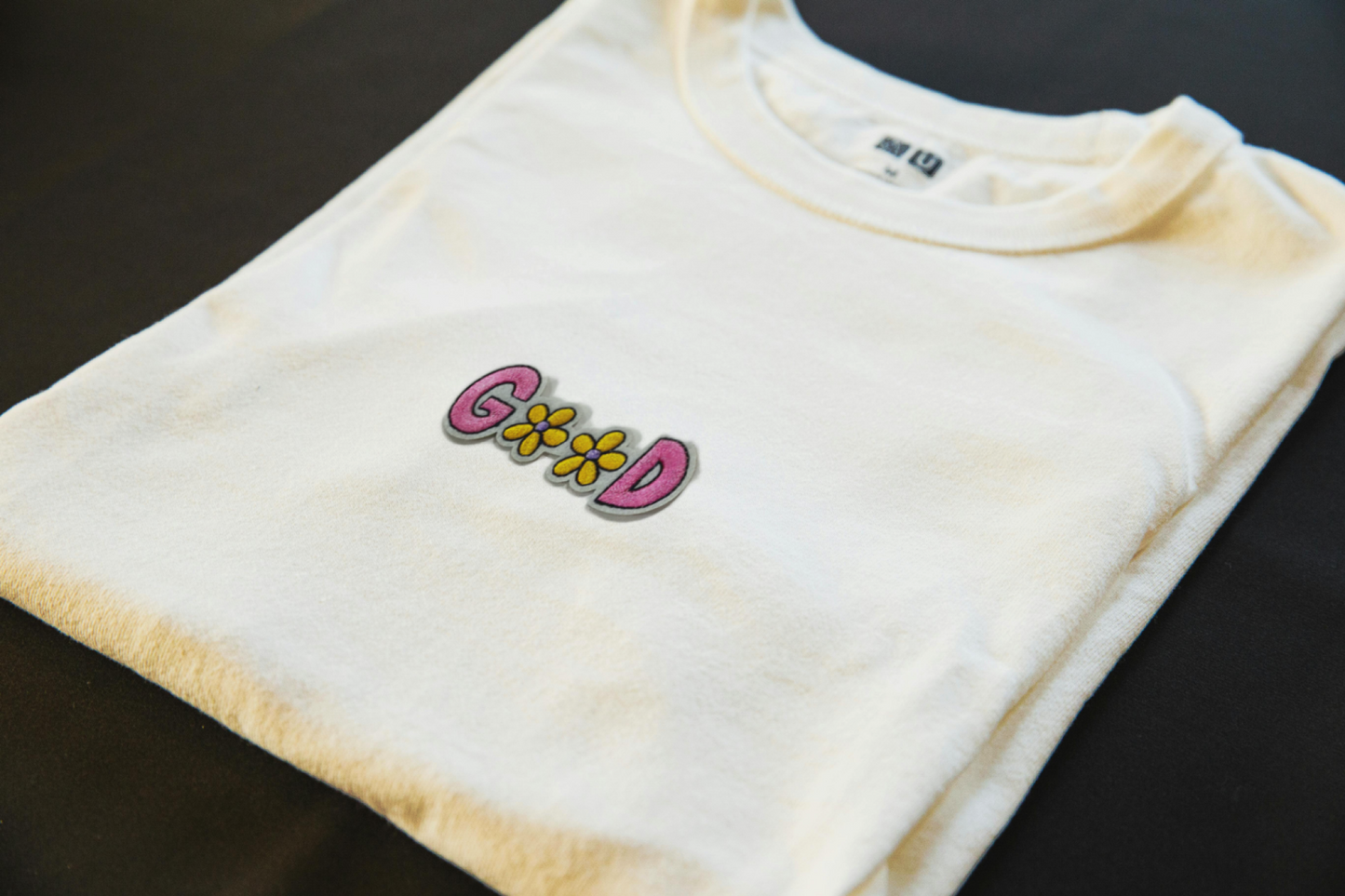 Good Mood Daisies Iron-On Patch | Jackets & Hoodies