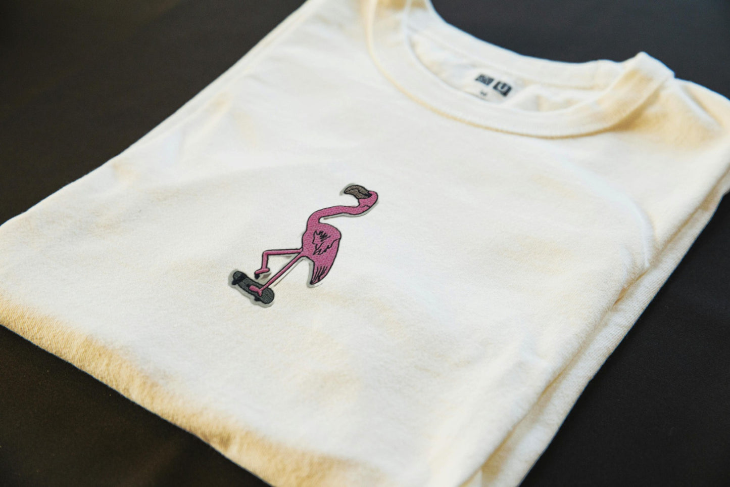 Flamingo Chill Iron-On Patch | Jackets & Hoodies