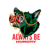 Always Be Hungry Wolf DTF Transfer