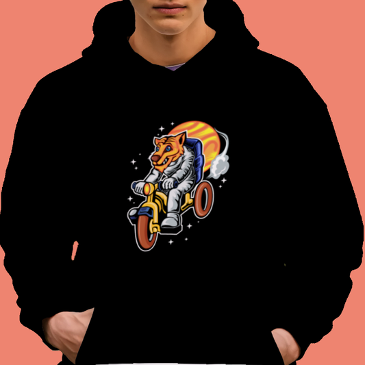 Tiger Rider Astronaut DTF Transfer