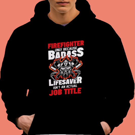 Firefighter Badass Lifesaver DTF Transfer