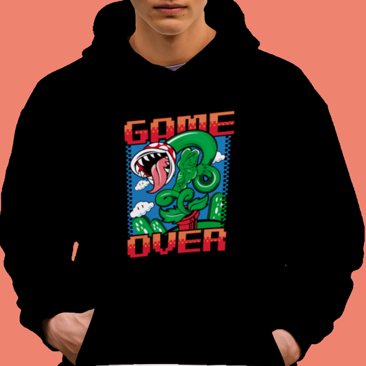 Game Over Pixel Plant DTF Transfer