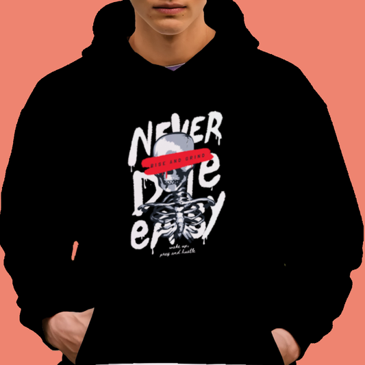 Rise and Grind Skeleton DTF Transfer