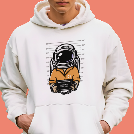 Astronaut Mugshot DTF Transfer