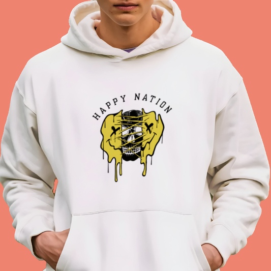 Happy Nation Skull DTF Transfer