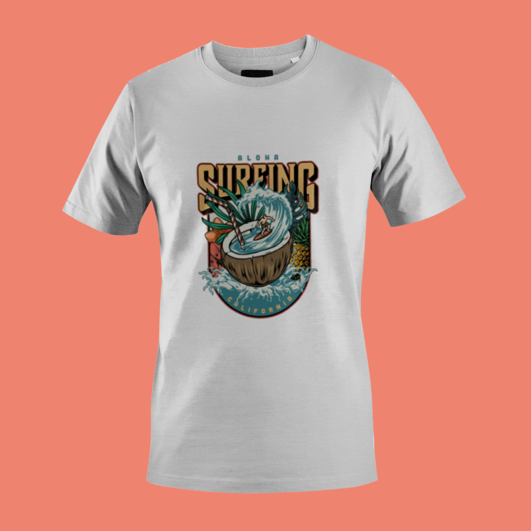 Aloha Surf Coconut DTF Transfer