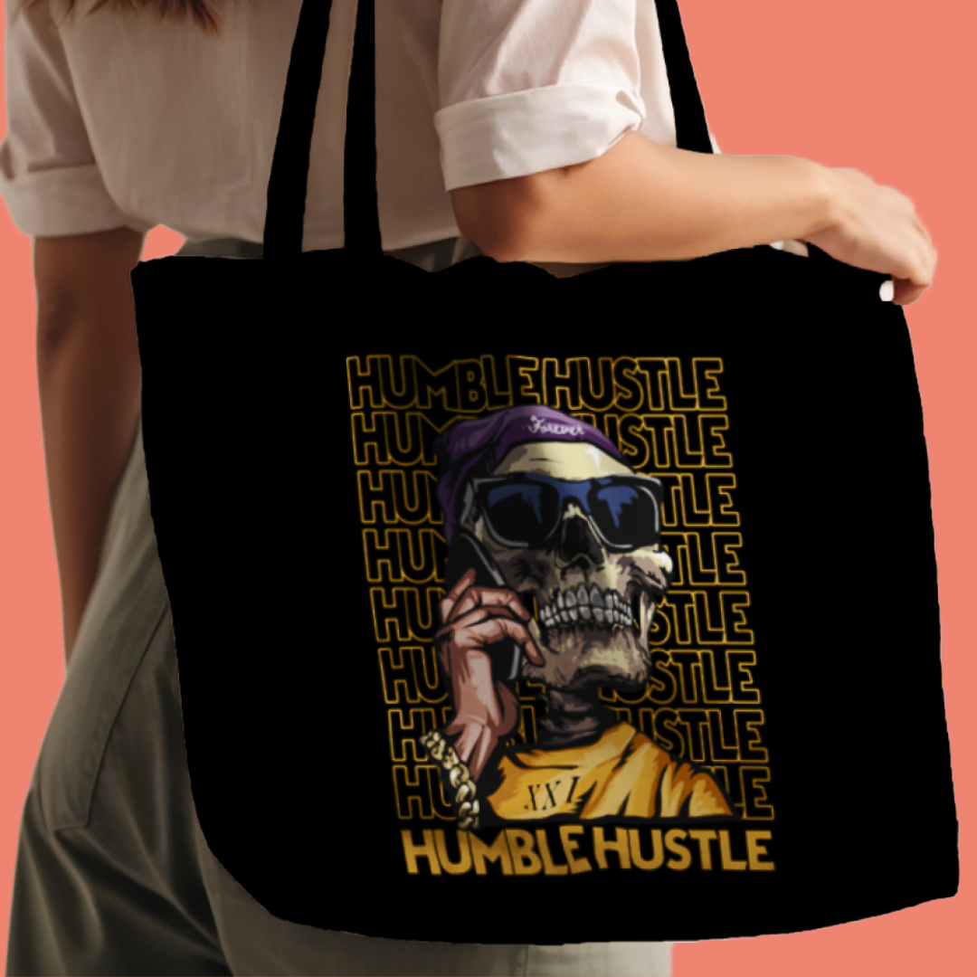 Humble Hustle Skeleton DTF Transfer