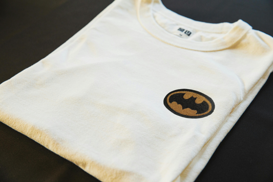 Bat Emblem iron-on embroidered patch - Patch-Up India - angle 2