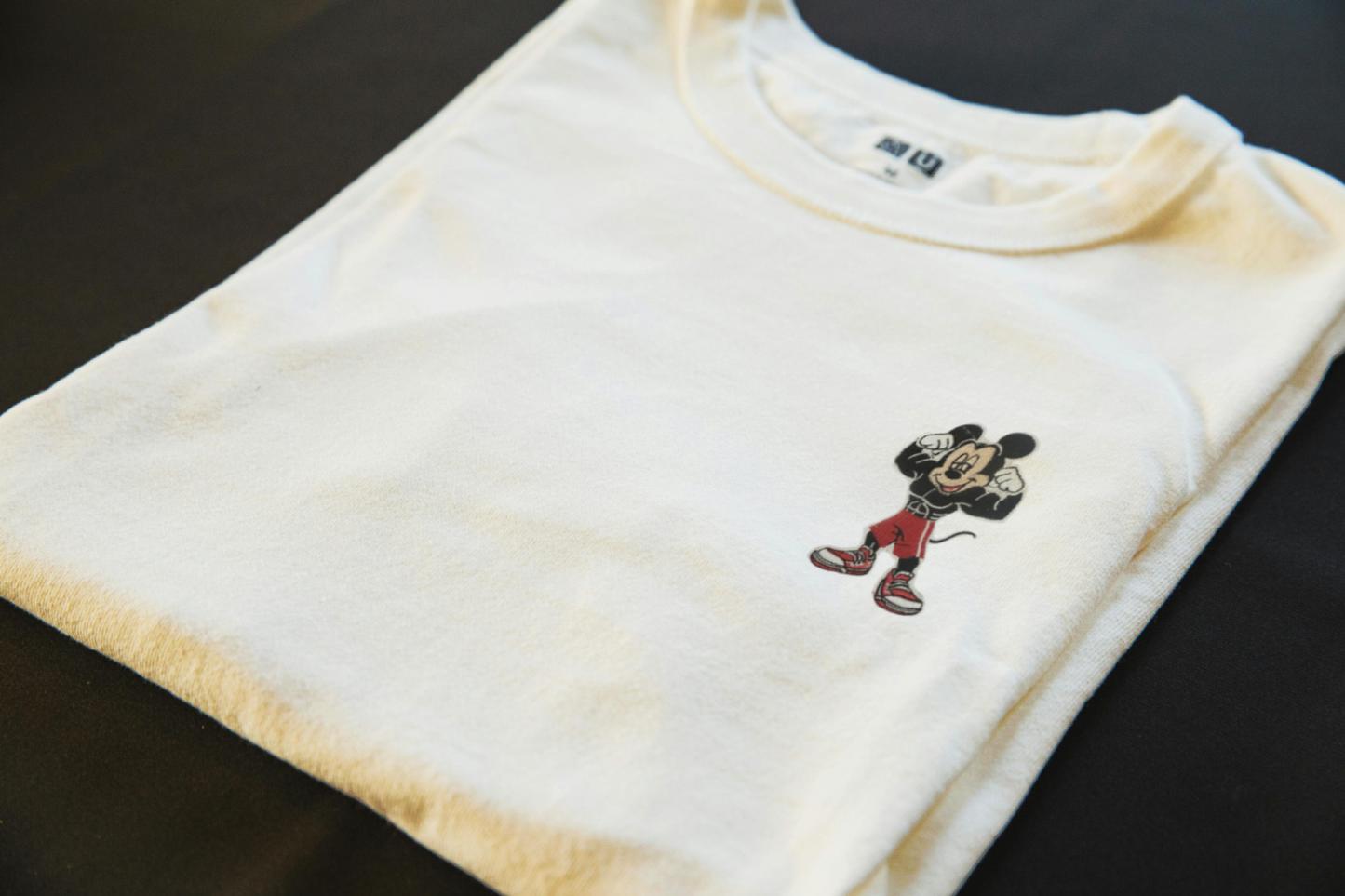 Boxing Mickey iron-on embroidered patch - Patch-Up India - angle 2