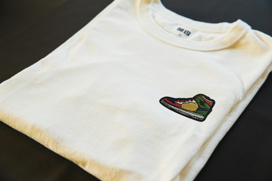 Colour Pop Sneakers iron-on embroidered patch - Patch-Up India - angle 2