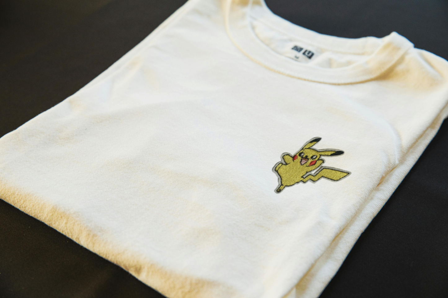Pikachu iron-on embroidered patch - Patch-Up India - angle 2