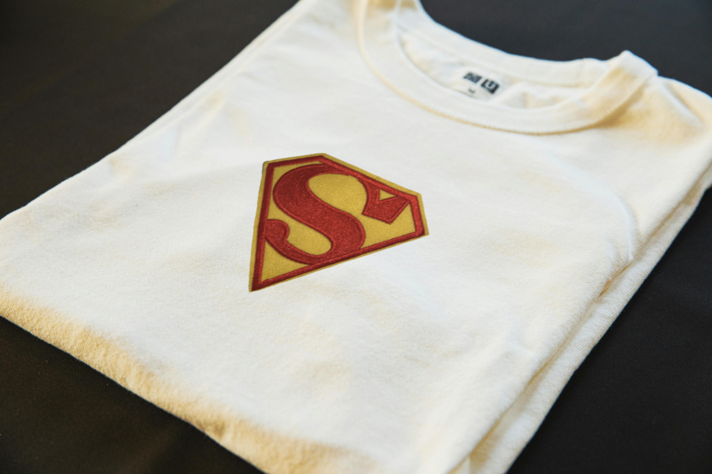 Super Shield iron-on embroidered patch - Patch-Up India - angle 2
