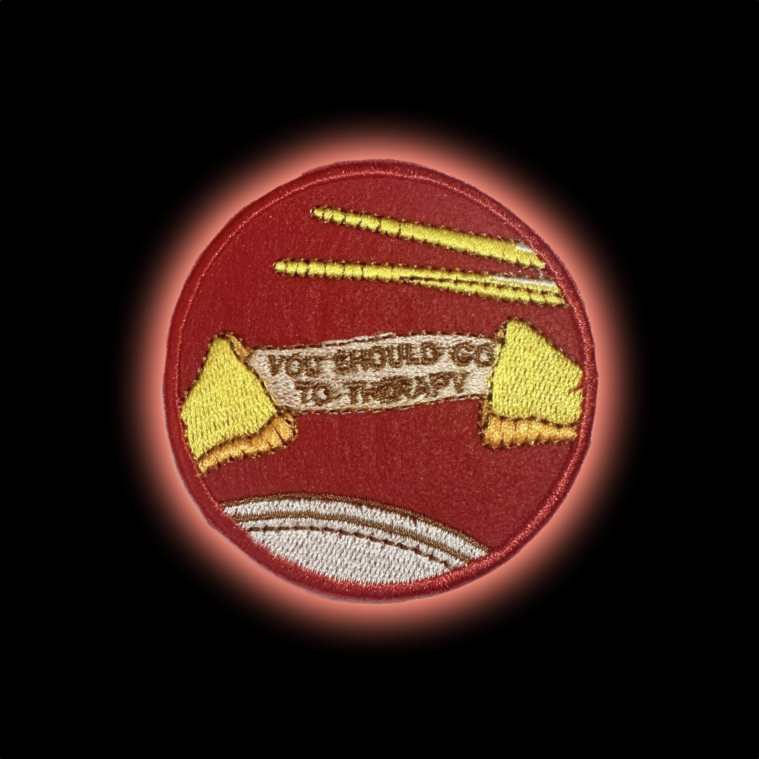 Therapy Fortune iron-on embroidered patch - Patch-Up India