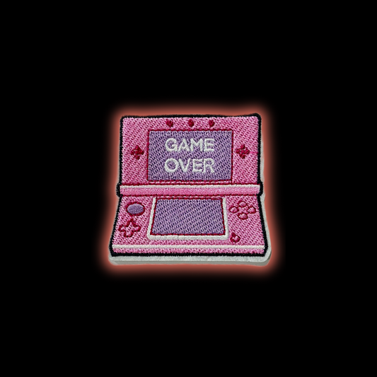 Game Over Console Iron-On Patch | Denim & Hoodies