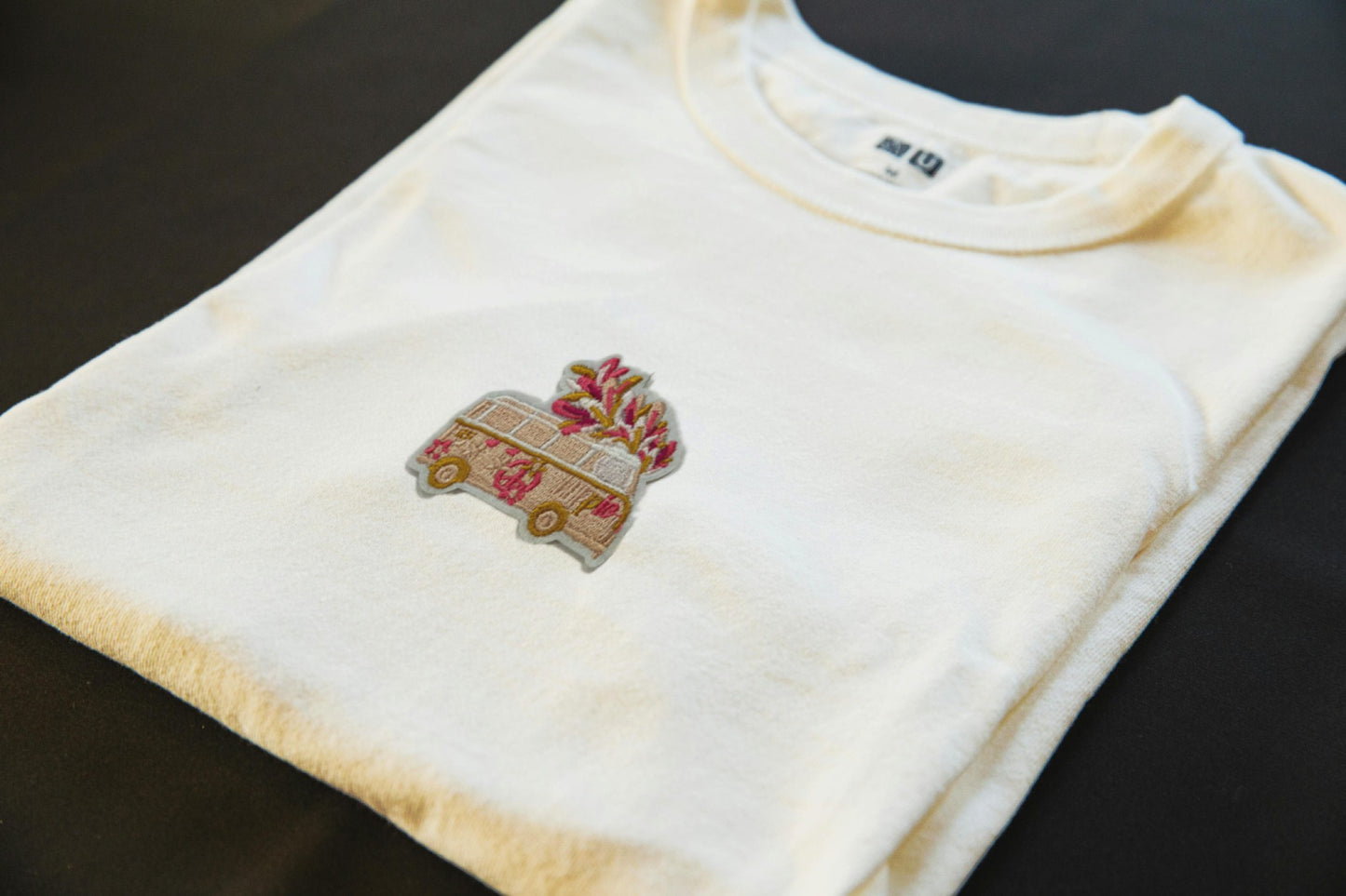 Floral Van Iron-On Patch | Jackets & Hoodies