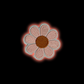Pink Daisy Iron-On Patch | Jackets & Hoodies