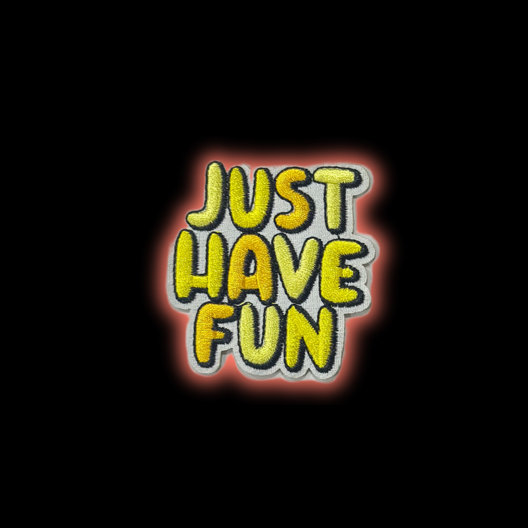 Just Have Fun Iron-On Patch | Jackets & Hoodies