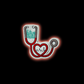 Heartbeat Care Iron-On Patch | Jackets & Hoodies