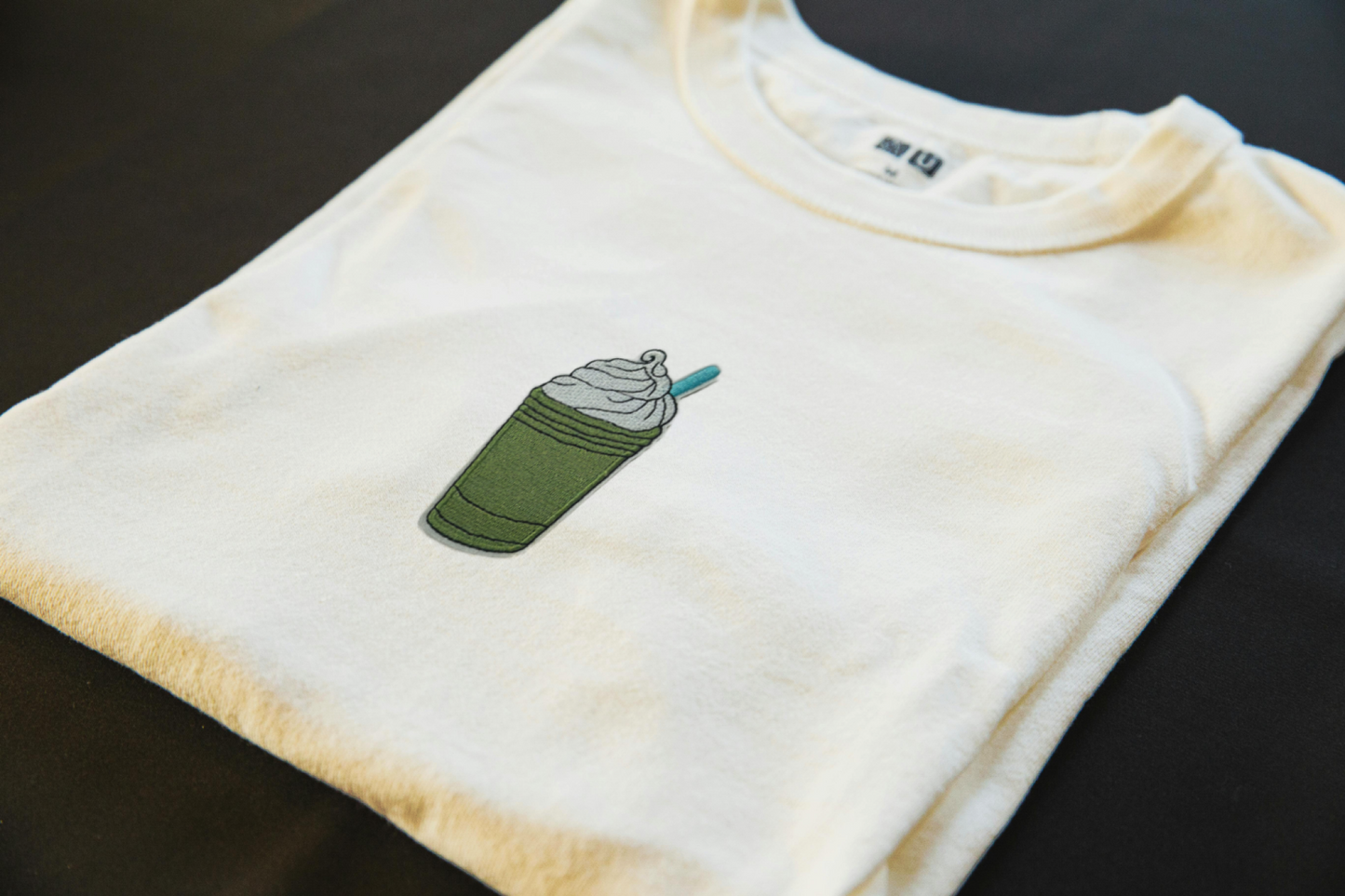Matcha Shake Iron-On Patch | Jackets & Hoodies