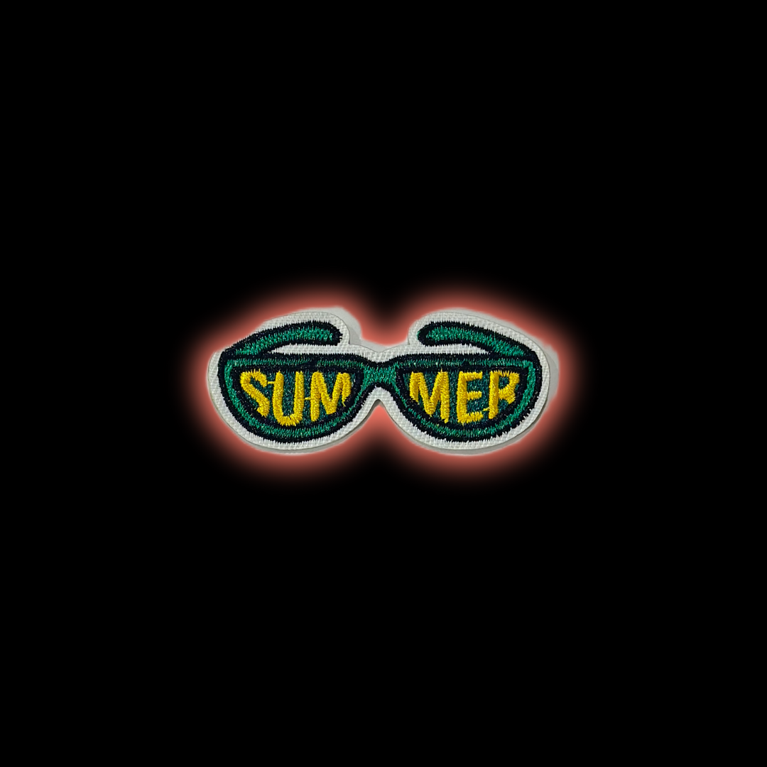 Summer Shades Iron-On Patch | Jackets & Hoodies
