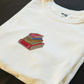 Stack of Books Iron-On Patch | Hoodies & Tote Bags