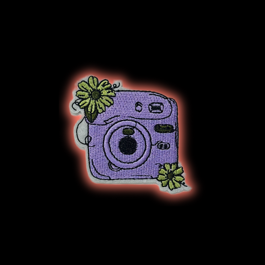 Retro Camera Iron-On Patch | Hoodies & Denim