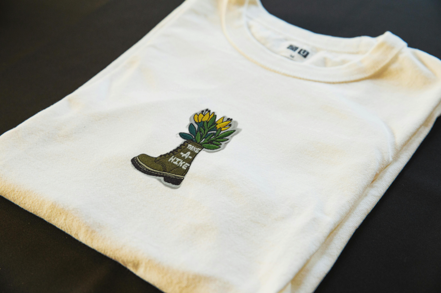 Take a Hike Boot Iron-On Patch | Jackets & Backpacks
