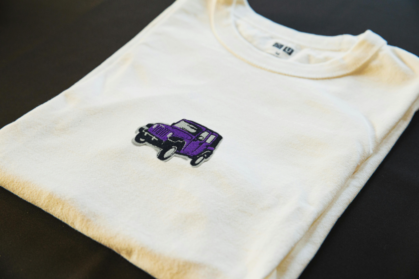 Purple Jeep Iron-On Patch | Jackets & Hoodies