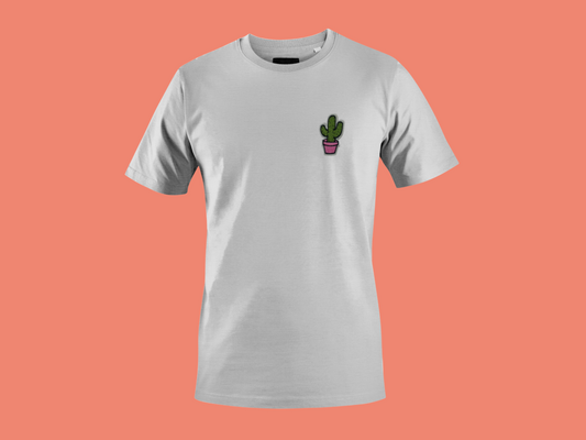 Cactus Pot Iron-On Patch | Jackets & Hoodies