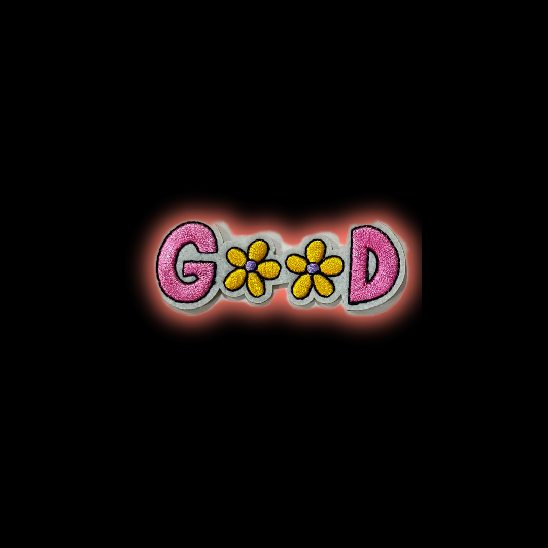 Good Mood Daisies Iron-On Patch | Jackets & Hoodies