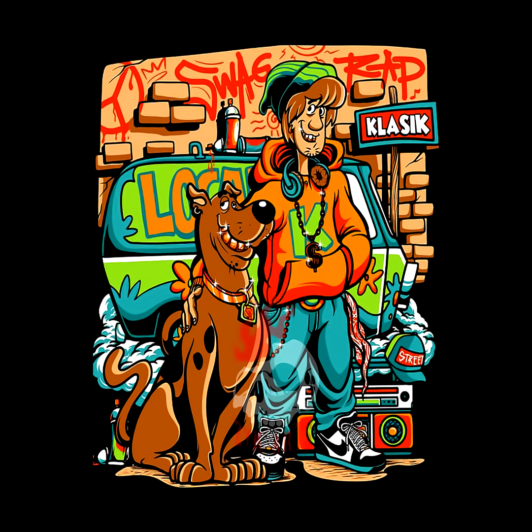 Scooby Street Rap DTF Transfer