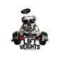 Bodybuilder Bulldog DTF Transfer