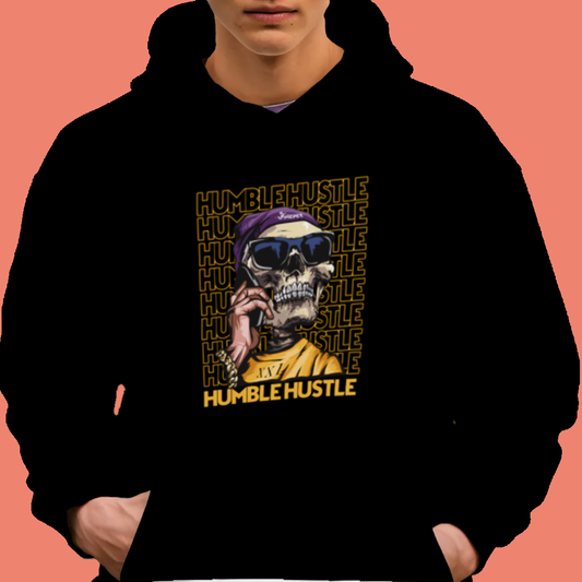 Humble Hustle Skeleton DTF Transfer