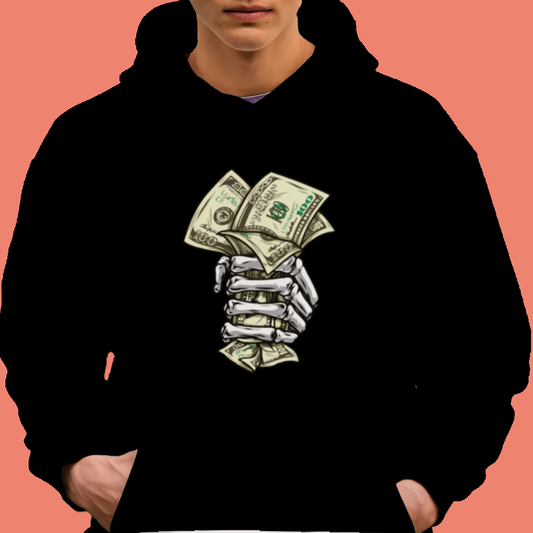 Skeleton Cash Grip DTF Transfer