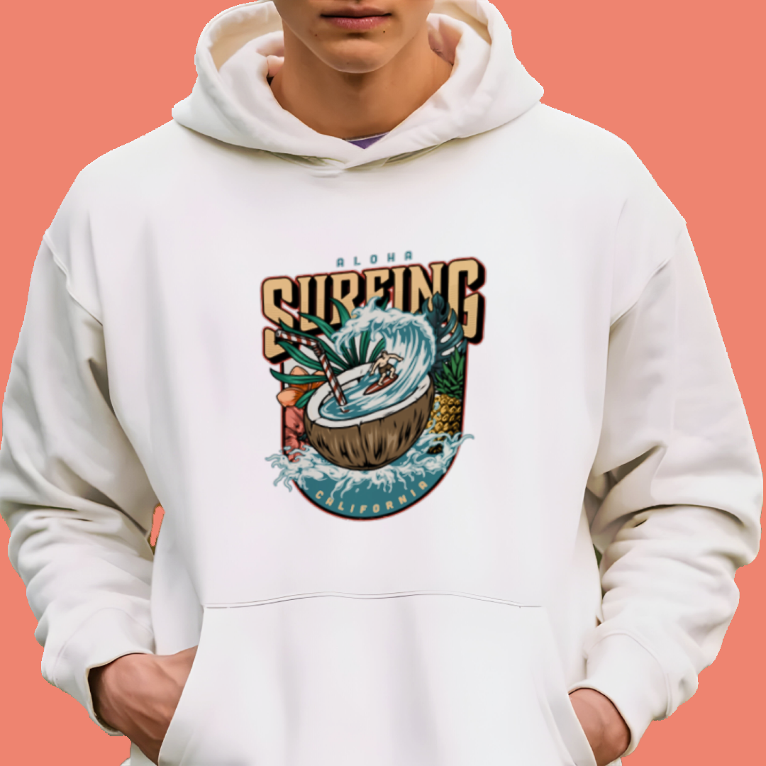 Aloha Surf Coconut DTF Transfer