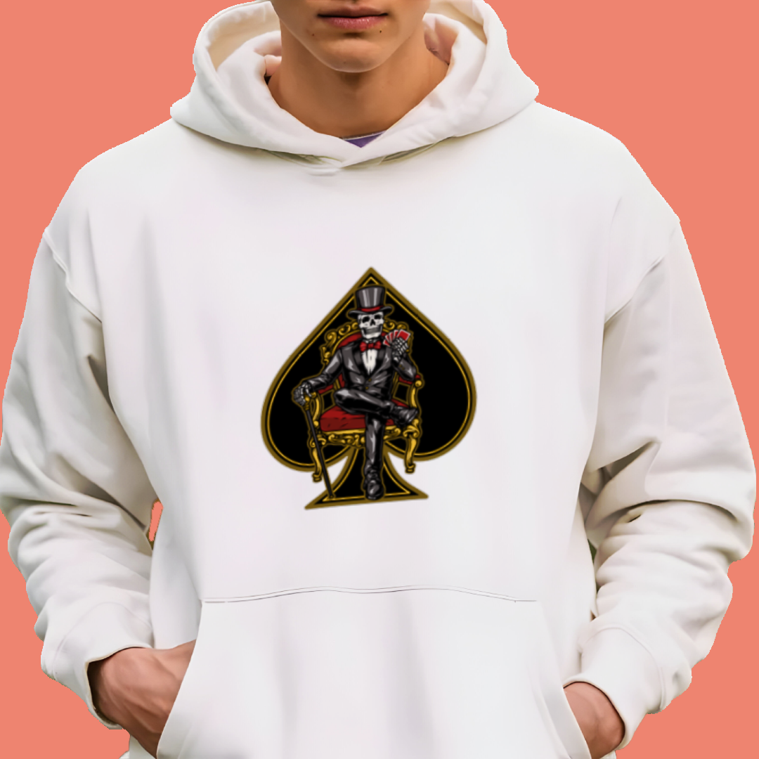 Skeleton Poker King DTF Transfer