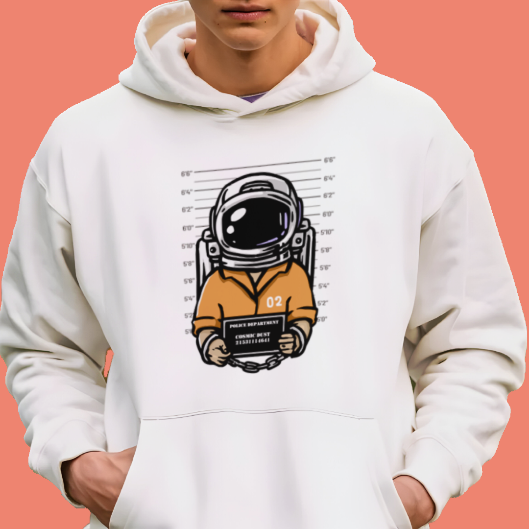Astronaut Mugshot DTF Transfer