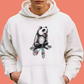 Panda Bike Rider DTF Transfer
