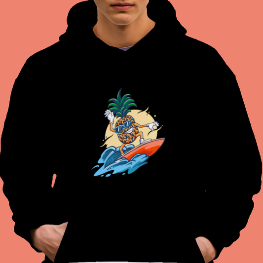 Surfing Pineapple DTF Transfer