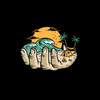 Handcrafted Beach DTF Transfer