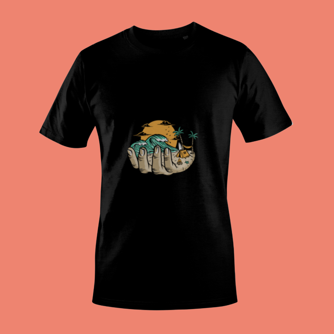 Handcrafted Beach DTF Transfer
