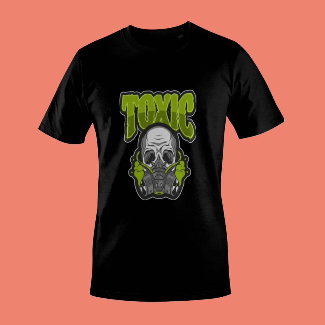 Toxic Mask Skull DTF Transfer
