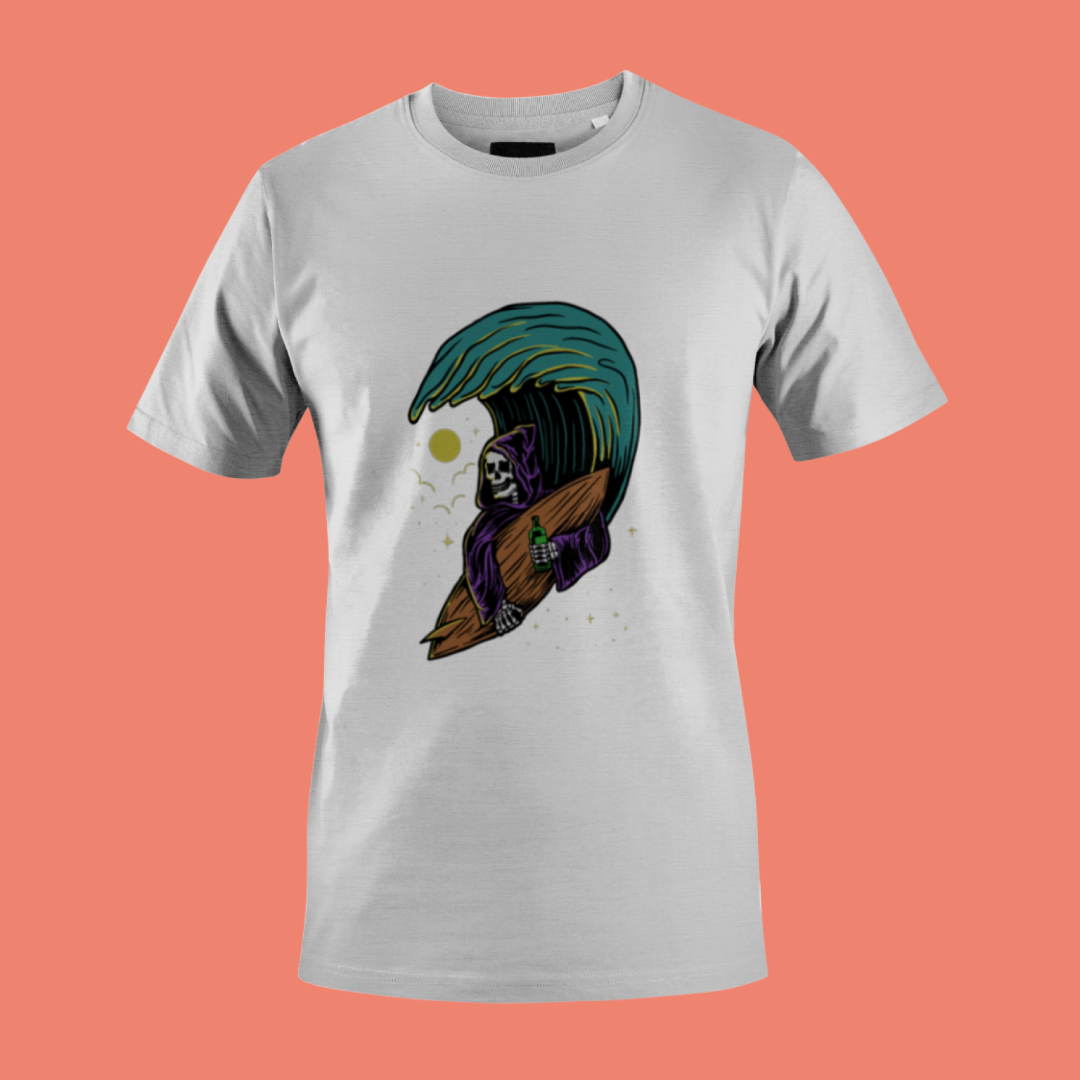 Grim Reaper Surf DTF Transfer