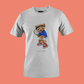 Play Hard Tennis Bear DTF Transfer