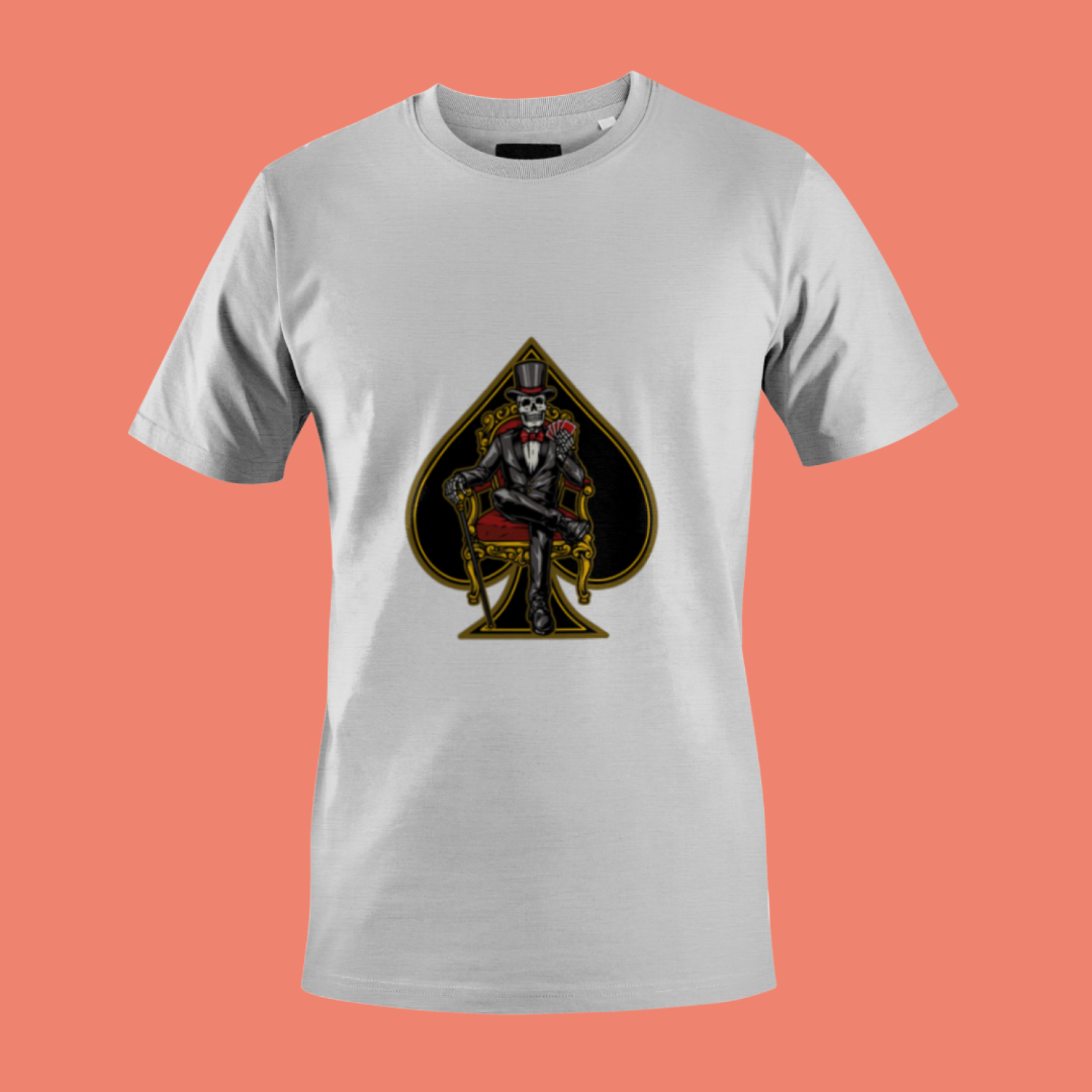 Skeleton Poker King DTF Transfer