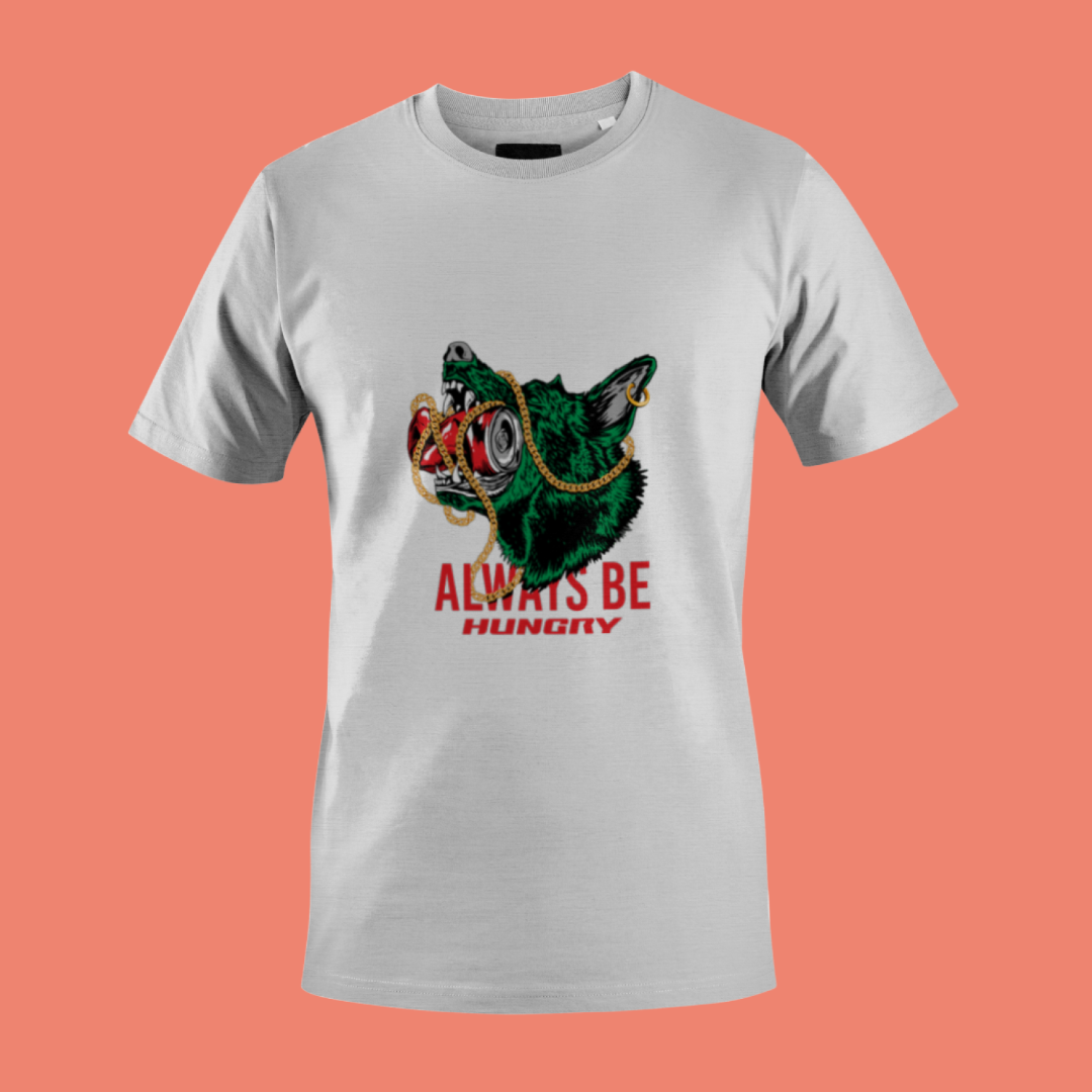 Always Be Hungry Wolf DTF Transfer