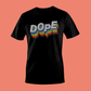 Retro Rainbow Dope Text DTF Transfer